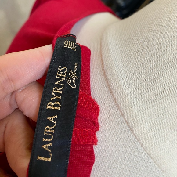 SOLD Laura Byrnes Sabrina Top XL Pinup Girl Clothing Red - Picture 2 of 4